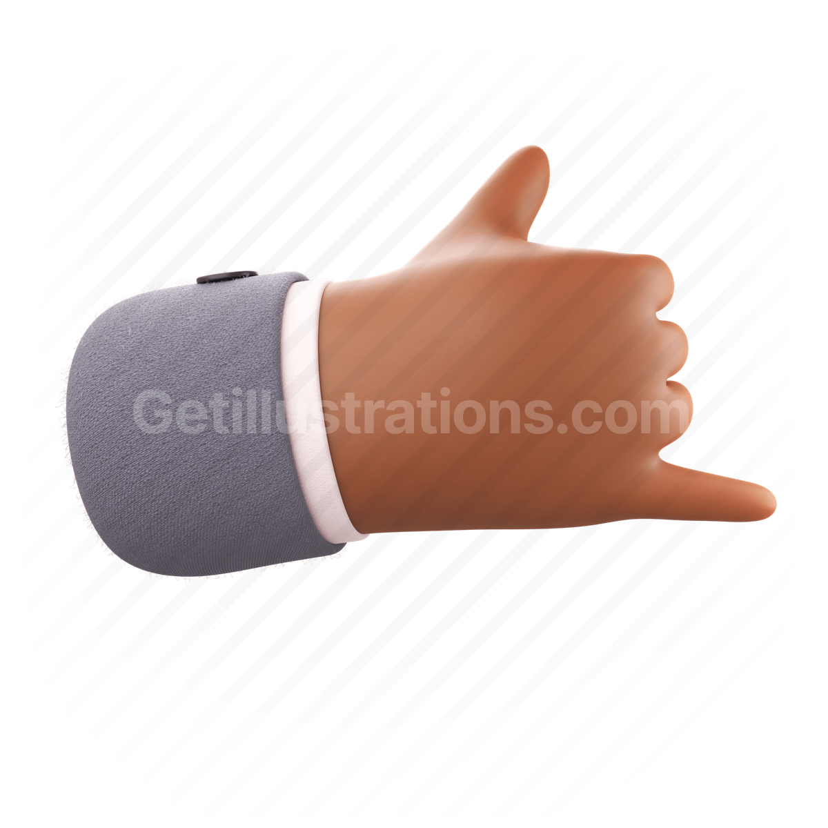 hand gestures, hand, gesture, emoticon, emoji,  finger, fingers, hang loose, greeting, suit, Tan